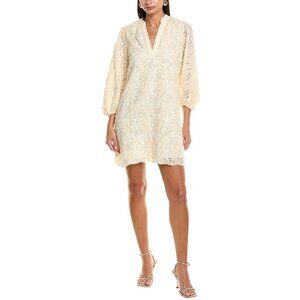 Flora Bea NYC Noa Lace Shift Mini Dress Cottagecore Boho Coquette Bridal Wedding
